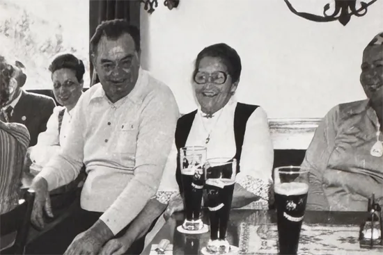 The beginnings of the Allweglehen family: Josef and Walburga, parents of Helmut Fendt.