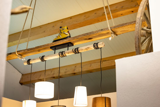 Alpine modern details in the small sanitary building. Alpine modern details in the small sanitary building.