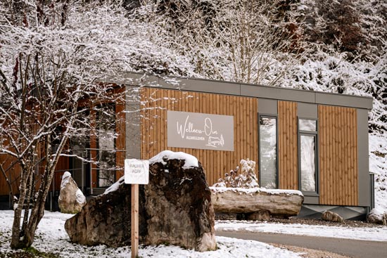 Beauty area at the camping resort Beauty area at the camping resort