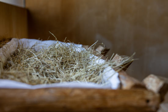 Heusauna, Detail Bild Heu Heusauna, Detail Bild Heu